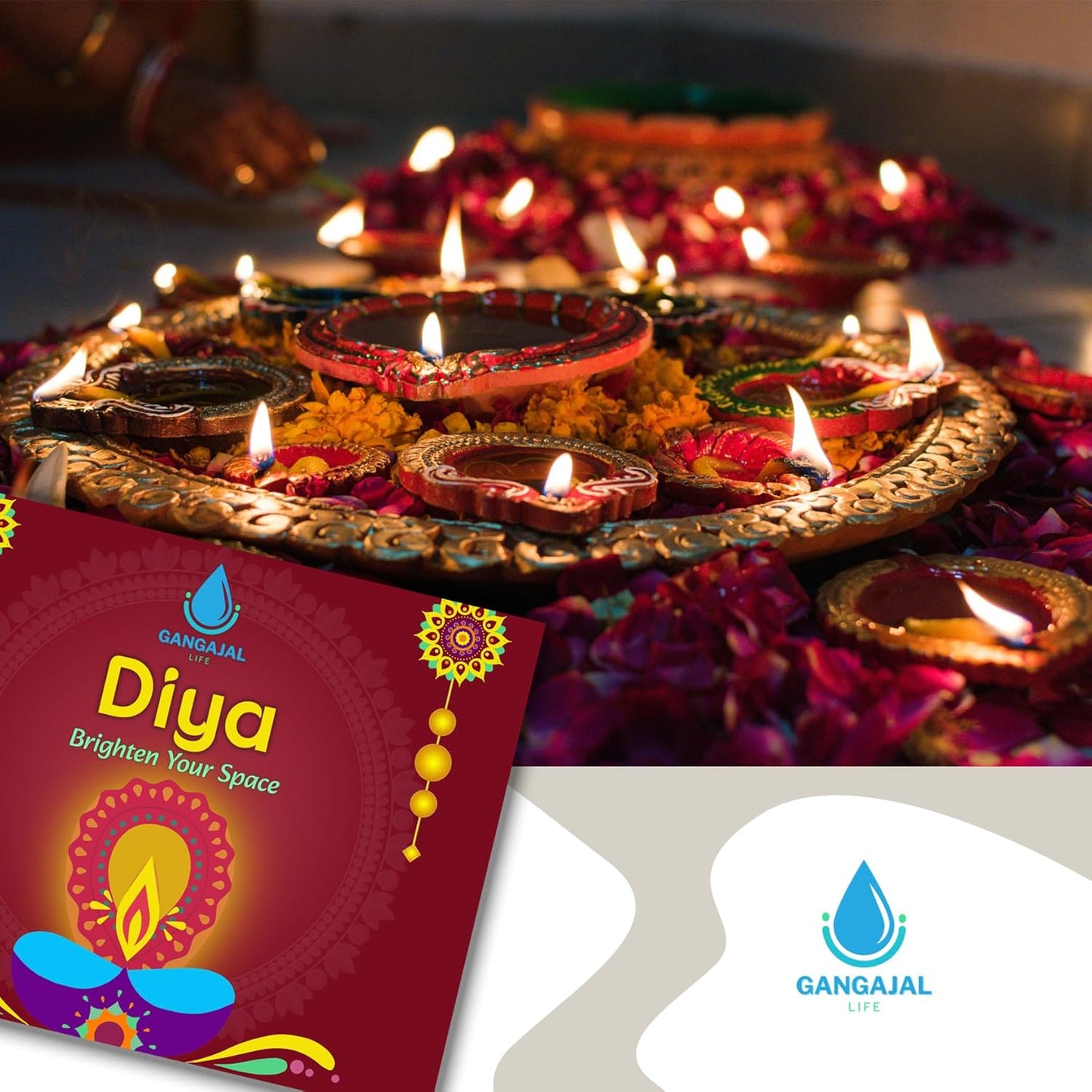 Diya -Set of 12 Clay Diya