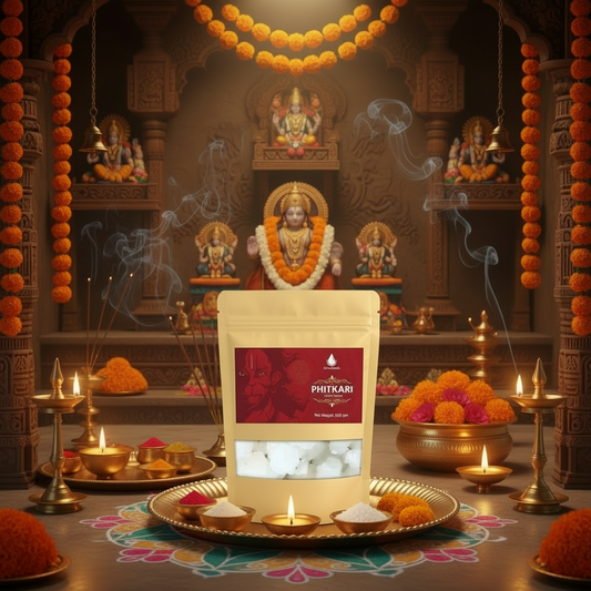 Organic Phitkari Alum Stone 500Gm