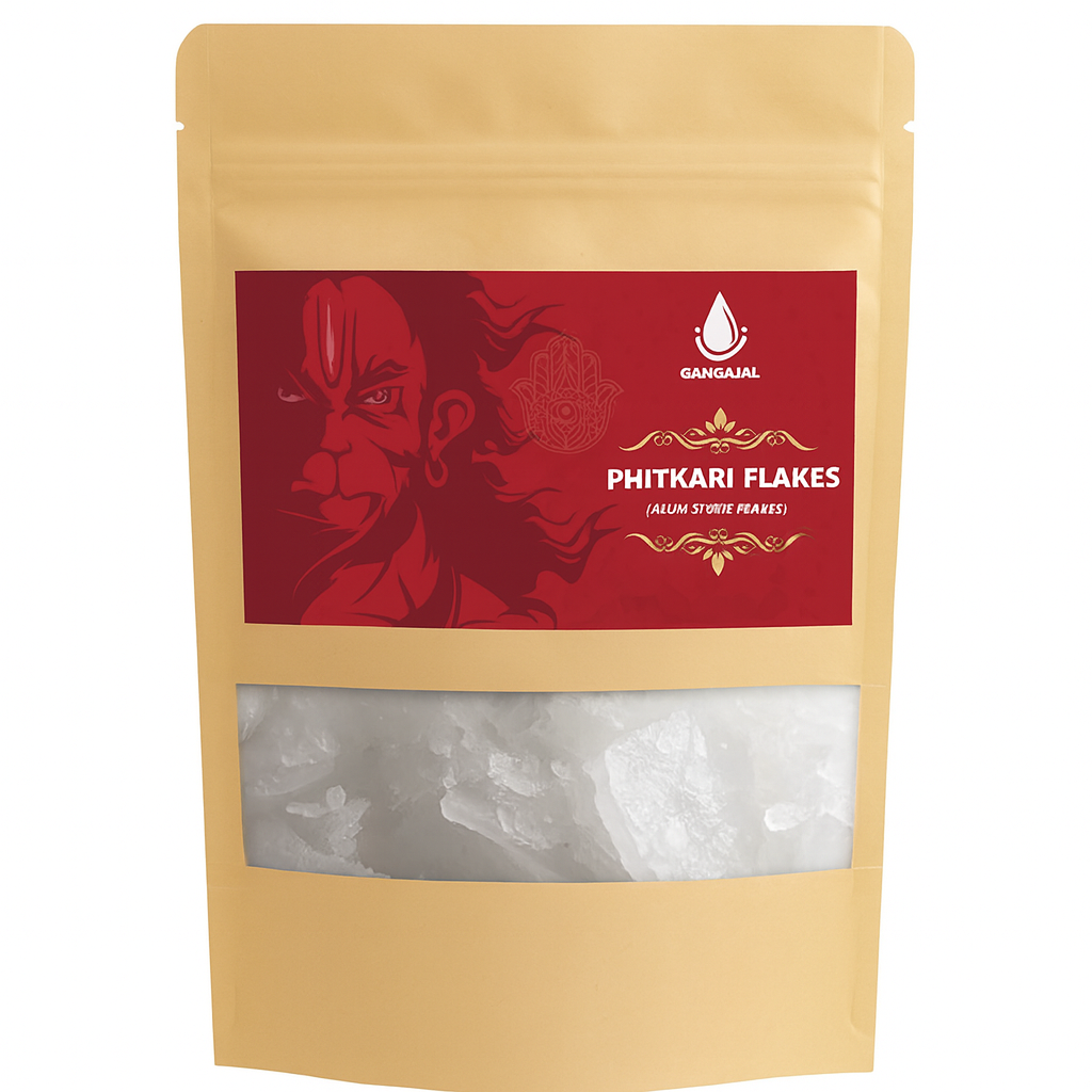 Organic Phitkari Alum Stone Flakes  250Gm