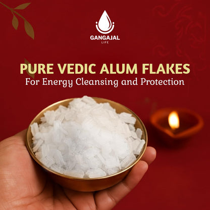 Organic Phitkari Alum Stone Flakes  250Gm