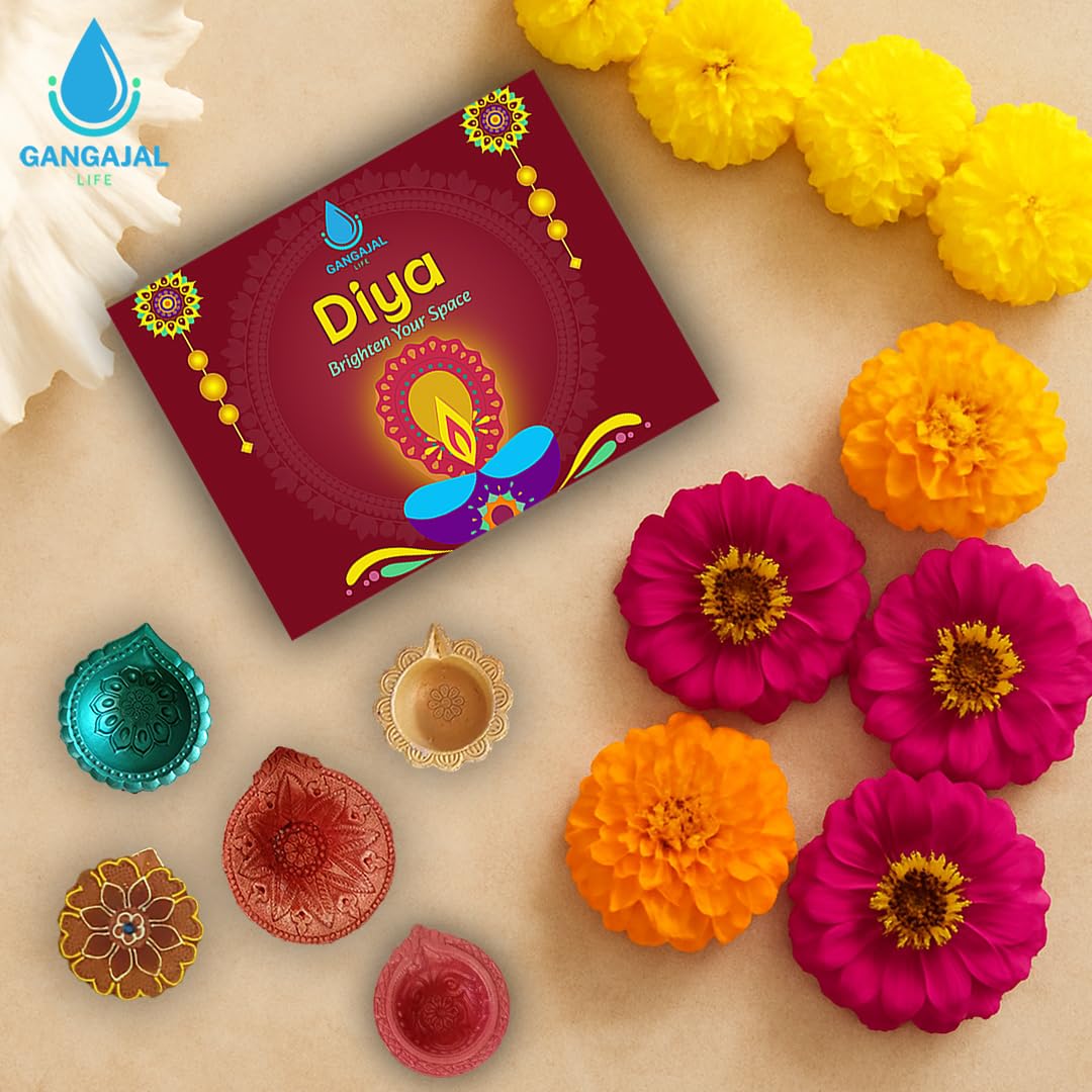 Diya -Set of 12 Clay Diya